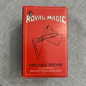 VIntage Royal Magic Mini Milk Pitcher Trick With Illustrated Instructions